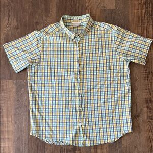 Men's Plaid Collar Shirt